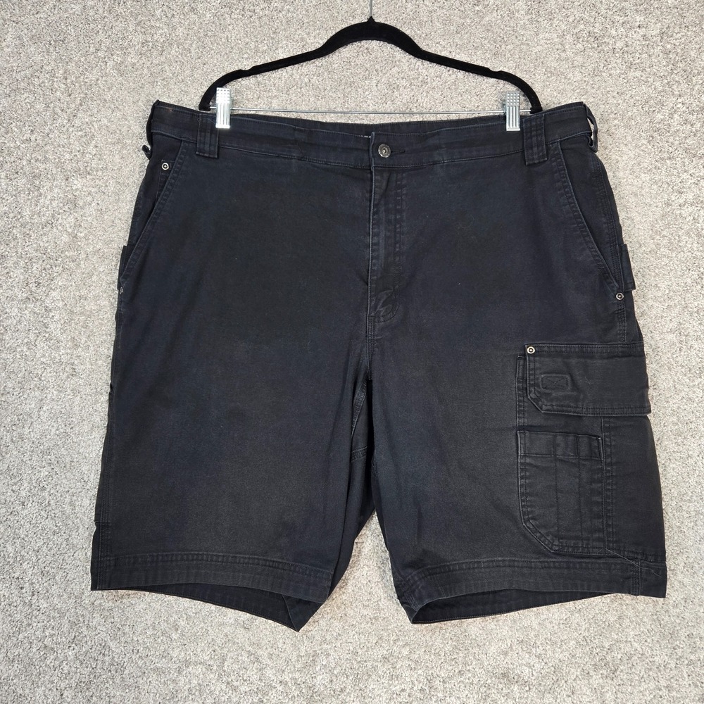 Duluth Coolmax Flex‎ Firehose cargo Shorts Black Relaxed Fit Men Size 44